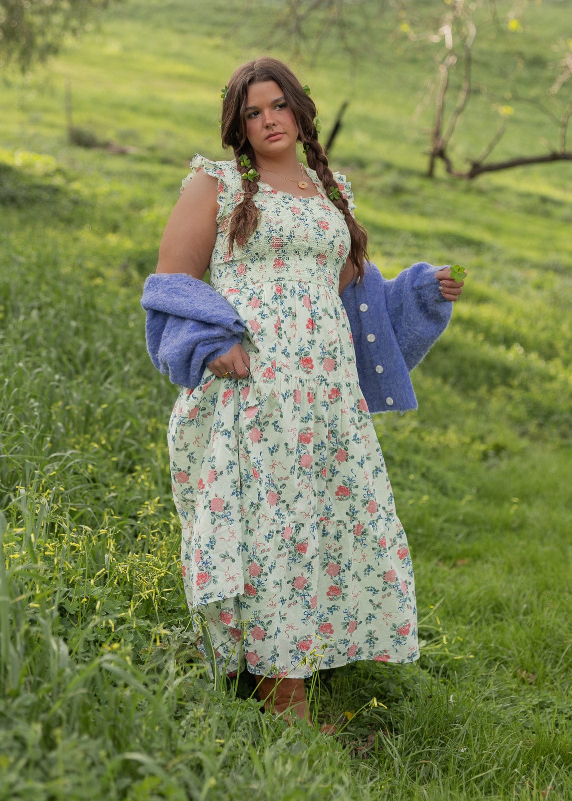 chic size inclusive model wearing JessaKae Chloe Dress Dresses