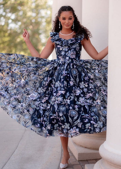 chic size inclusive model wearing JessaKae Chrissy Dress Dresses