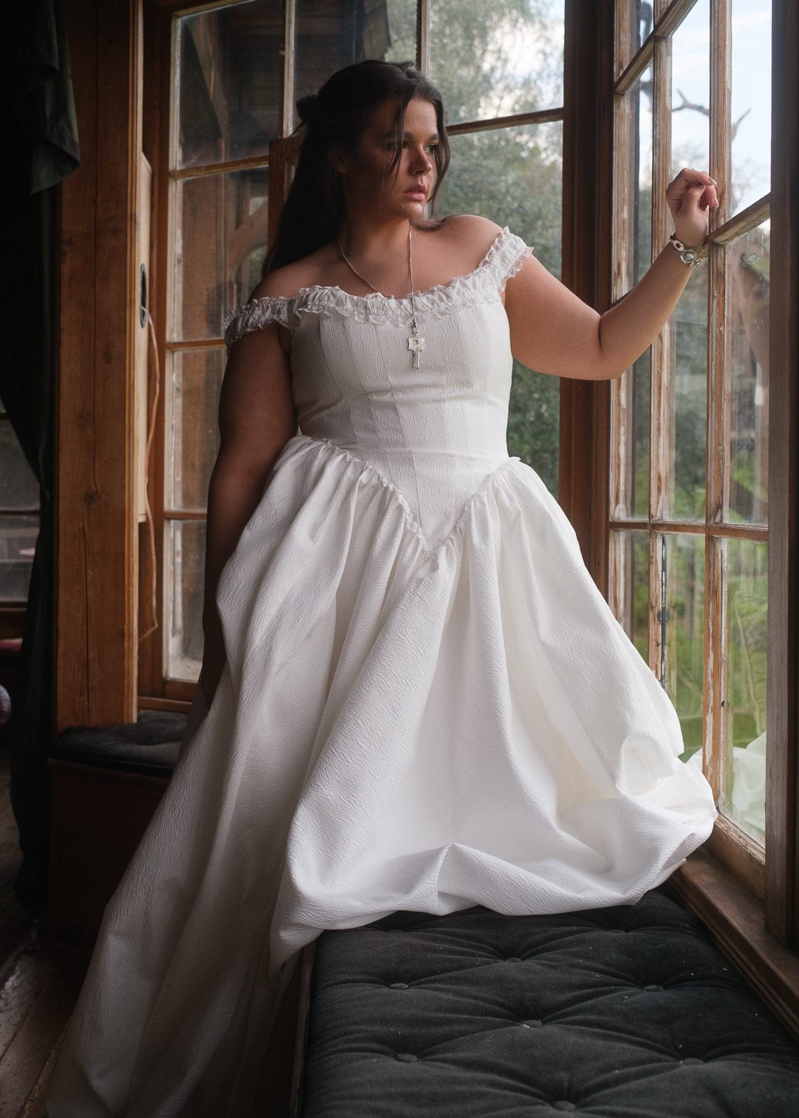 chic size inclusive model wearing JessaKae Coco Dress Dresses