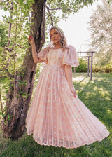 chic size inclusive model wearing JessaKae Colette Dress Dresses