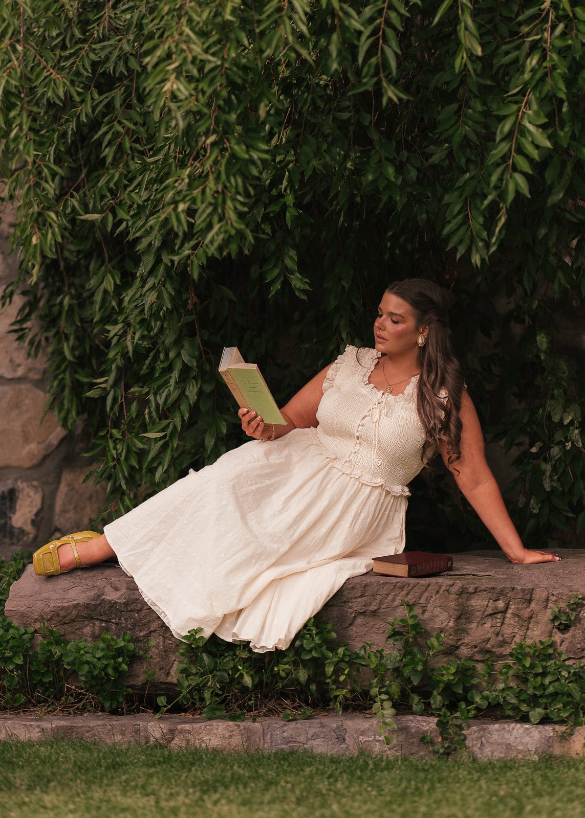 chic size inclusive model wearing JessaKae Courtney Dress