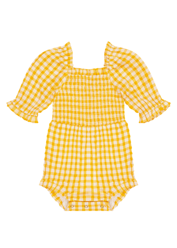 Daze Baby Romper Baby Romper - JessaKae - Daze Baby Romper_Yellow / 0-3M