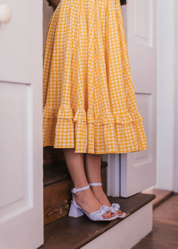 Daze Dress - Yellow Gingham