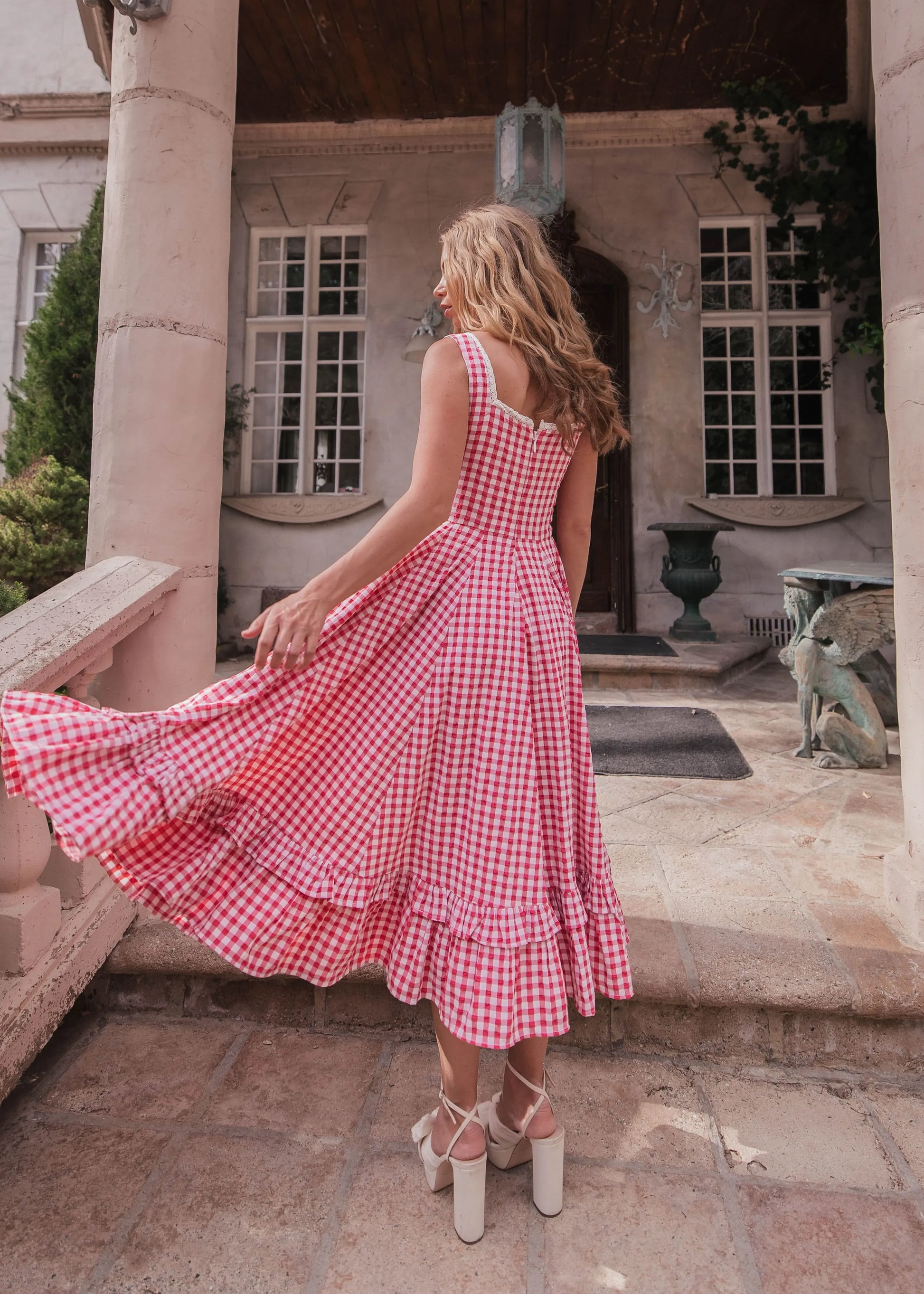 Daze Dress Red Gingham | Occasion Dress in Sizes XXS–6X Daze Dress Red Gingham | Occasion Dress in Sizes XXS–6X