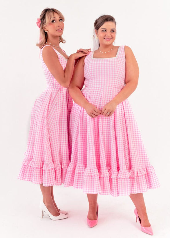 Daze Dress - Pink Gingham