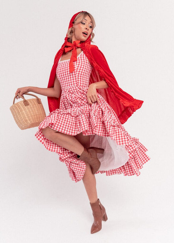 Daze Dress - Red Gingham