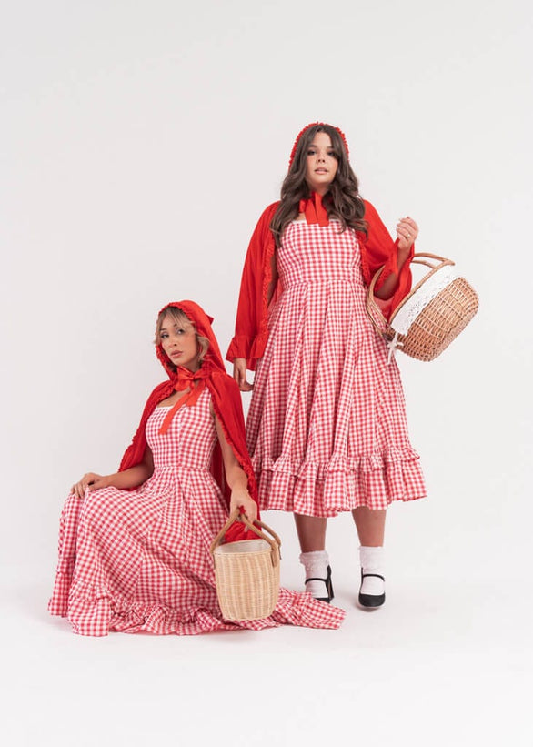 Daze Dress - Red Gingham