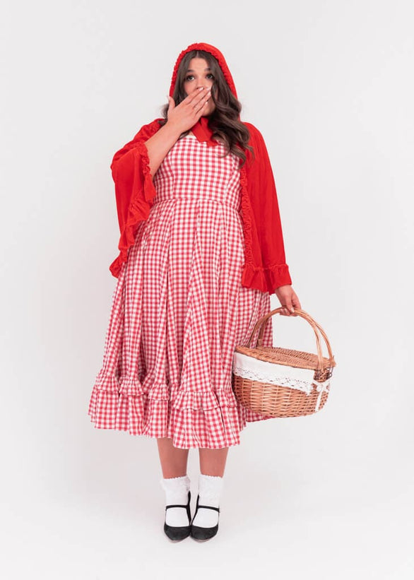 Daze Dress - Red Gingham