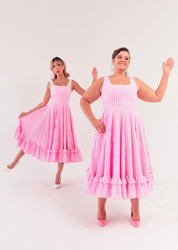 Daze Dress - Pink Gingham