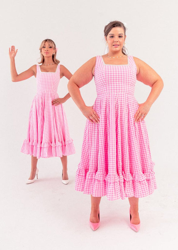 Daze Dress - Pink Gingham