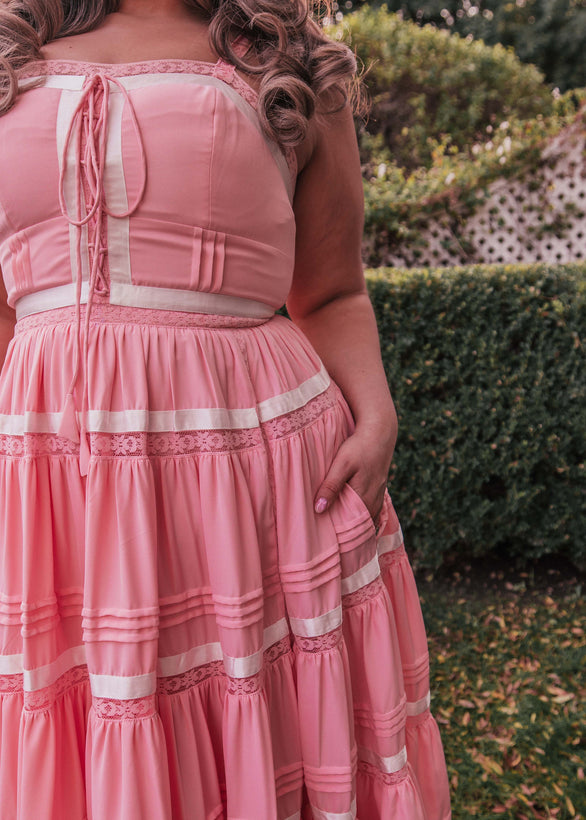 Delores Dress - Pink Maiden