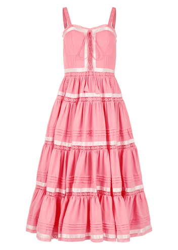 Delores Dress Dresses - JessaKae - Delores Dress - Pink Maiden / XXS