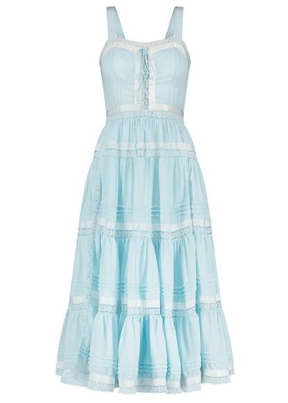Delores Dress Dresses - JessaKae - Delores Dress - Delores Blue / XXS
