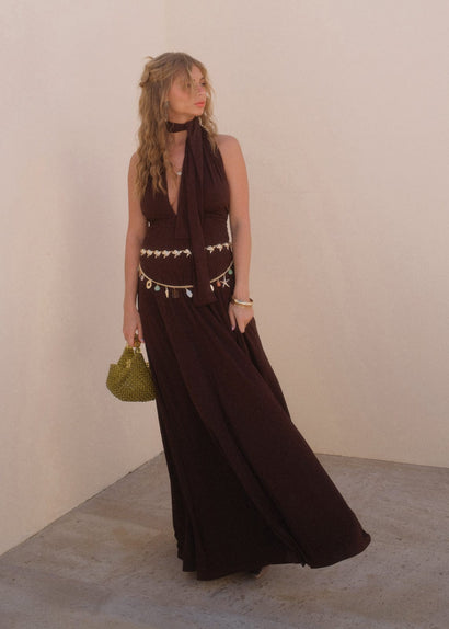 chic size inclusive model wearing JessaKae Devanie Dress-JessaKae