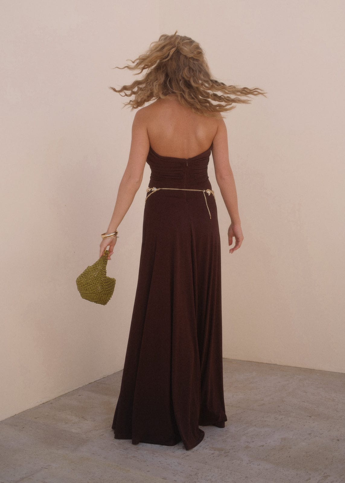 chic size inclusive model wearing JessaKae Devanie Dress