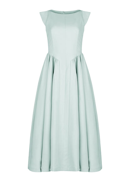 chic size inclusive model wearing JessaKae Diana Dress