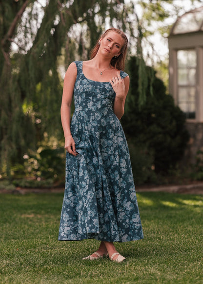 chic size inclusive model wearing JessaKae Dolly Dress