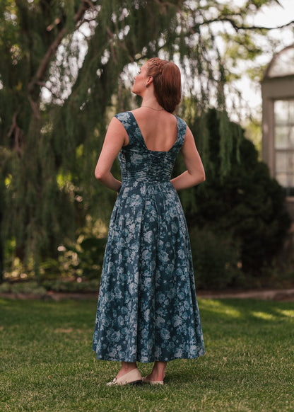 chic size inclusive model wearing JessaKae Dolly Dress