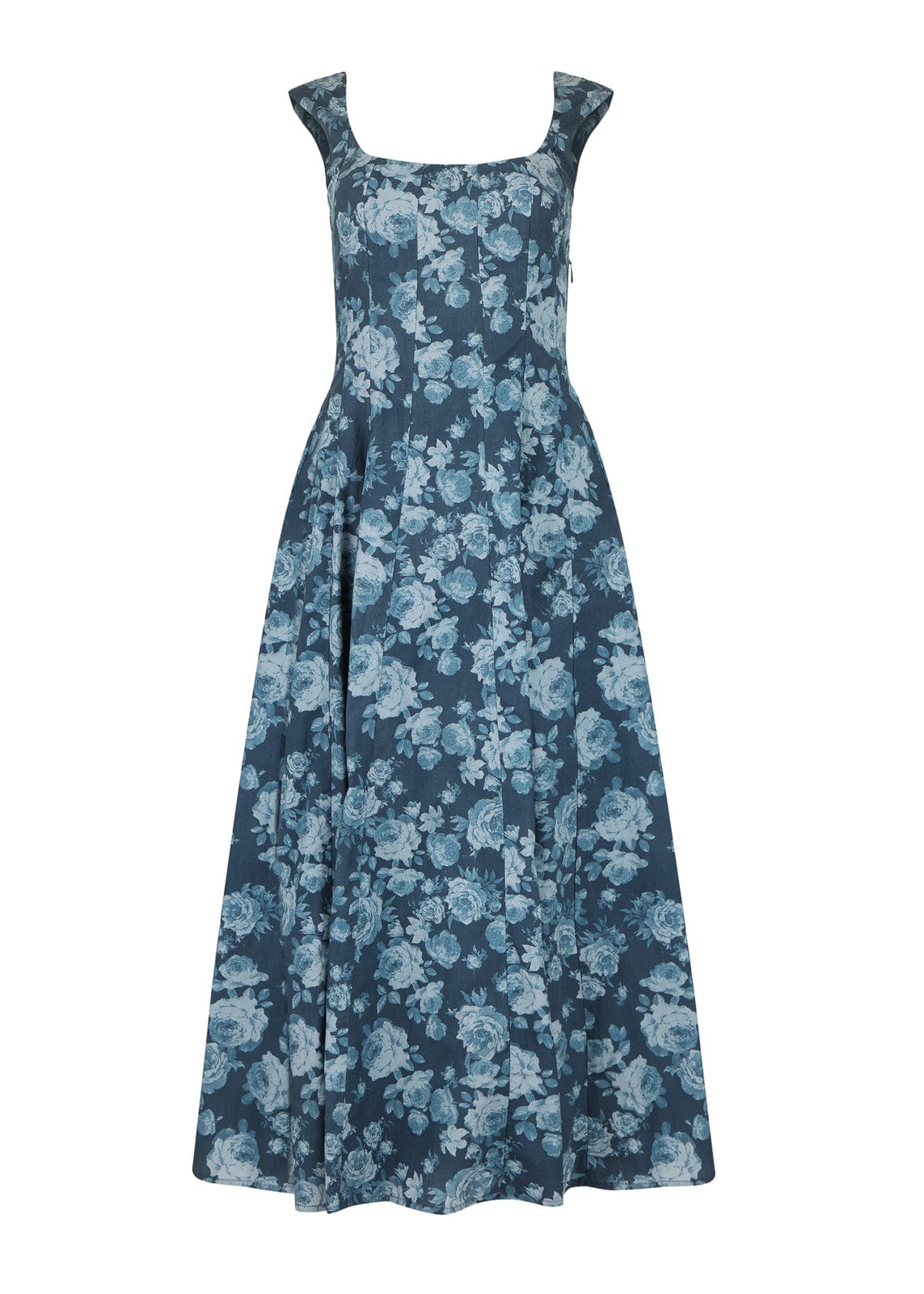 chic size inclusive model wearing JessaKae Dolly Dress