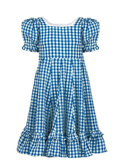 chic size inclusive model wearing JessaKae Dorothy Girls Dress