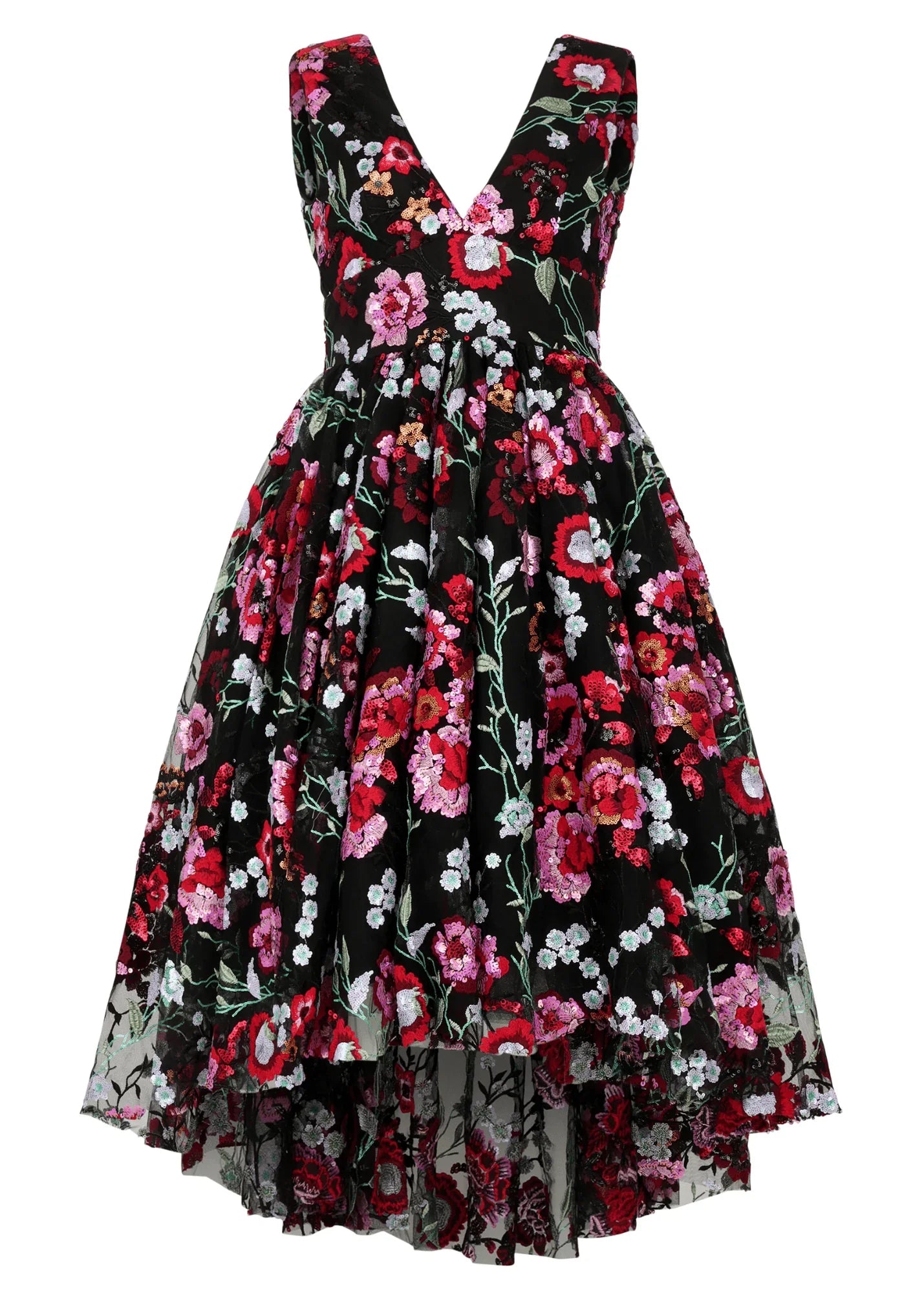 Ebony Rose Dress Dresses - JessaKae - Ebony Rose Dress - Black / XXS