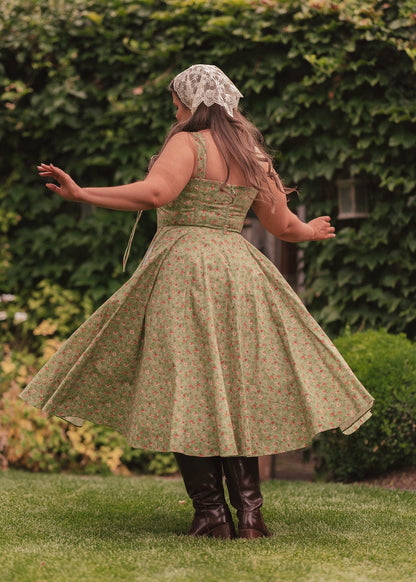 chic size inclusive model wearing JessaKae Elise Dress