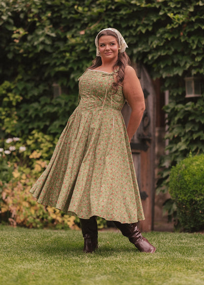 chic size inclusive model wearing JessaKae Elise Dress