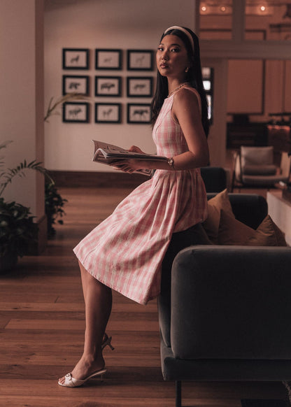 chic size inclusive model wearing JessaKae Elle Dress