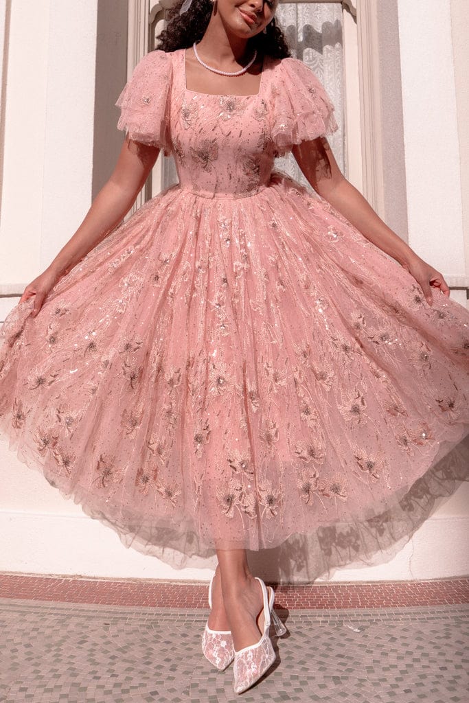 Eloise Dress - Petal Pink