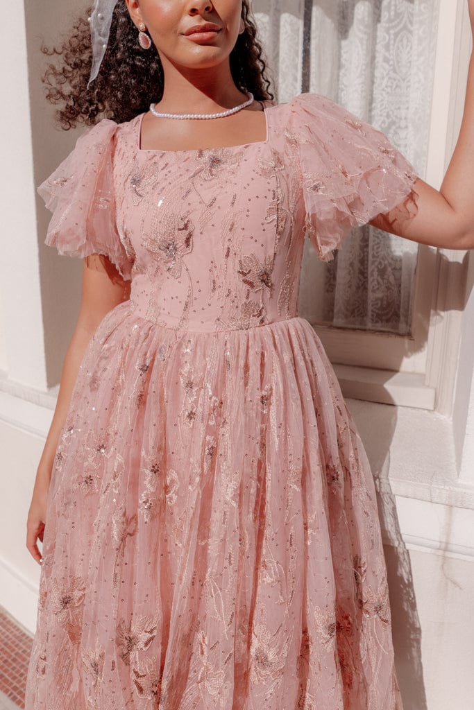 Eloise Dress - Petal Pink