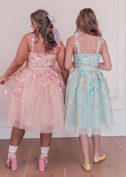 Elowen Dress Dresses - JessaKae - Elowen Dress - Teal / XXS