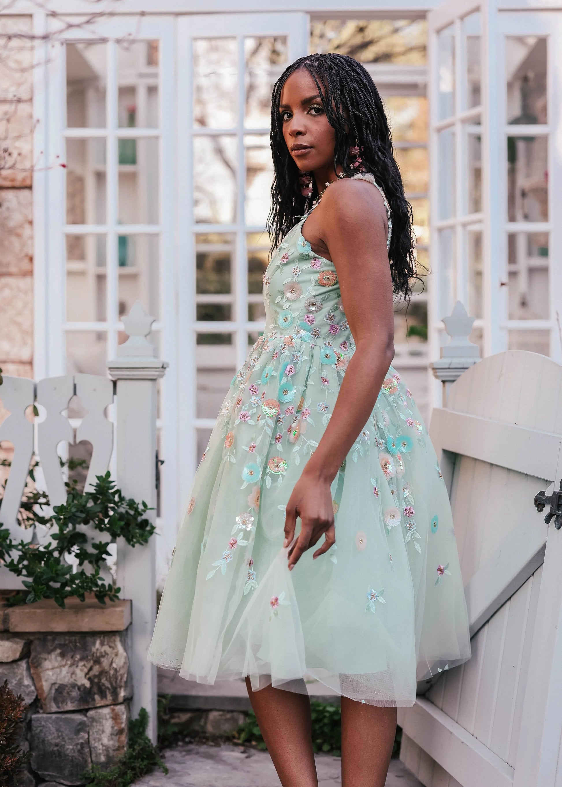 Elowen Dress Dresses - JessaKae - Elowen Dress - Teal / XXS