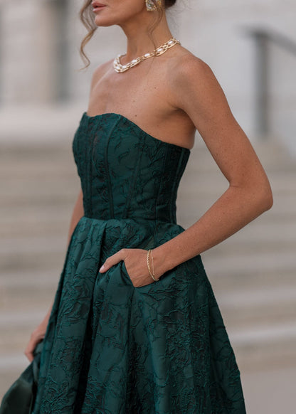 chic size inclusive model wearing JessaKae Enchanted Dress