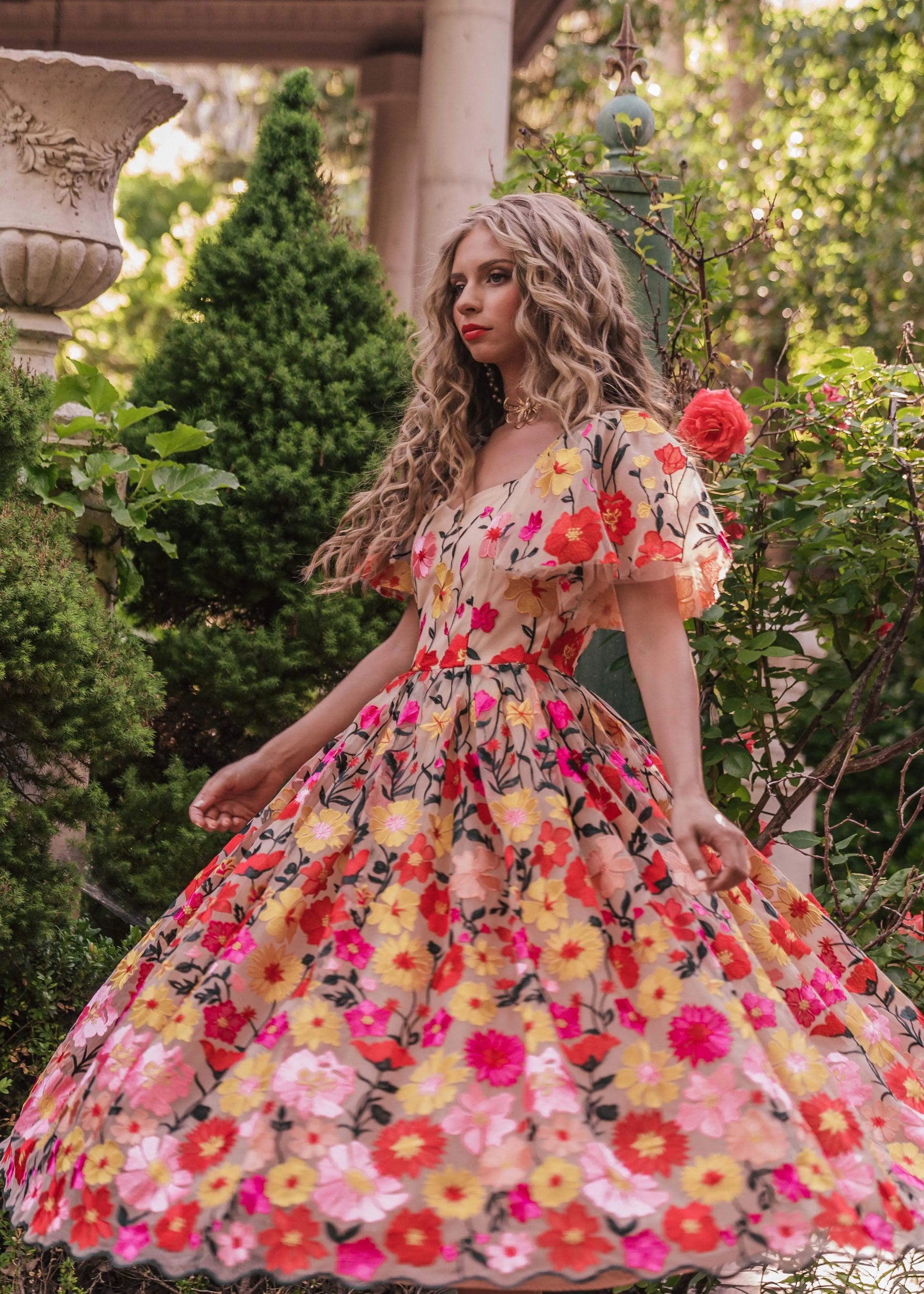 English Garden Dress | Occasion Dress in Sizes XXS6X | JessaKae English Garden Dress | Occasion Dress in Sizes XXS6X | JessaKae