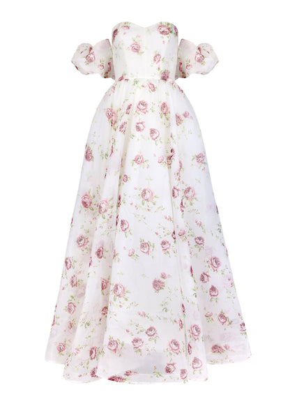 chic size inclusive model wearing JessaKae Evangeline Dress