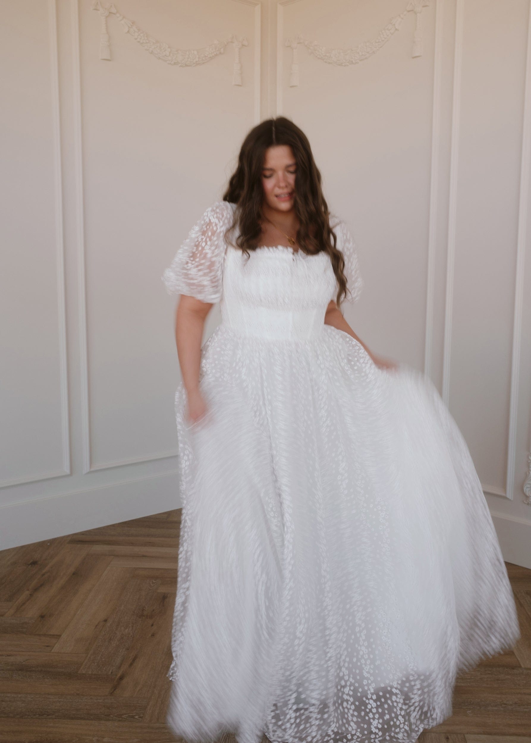 chic size inclusive model wearing JessaKae Everbloom Dress - Maxi