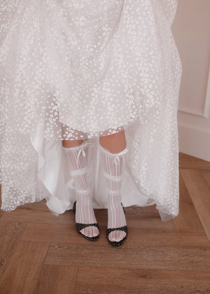 chic size inclusive model wearing JessaKae Everbloom Dress - Maxi