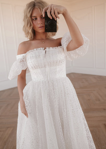 chic size inclusive model wearing JessaKae Everbloom Dress - Maxi