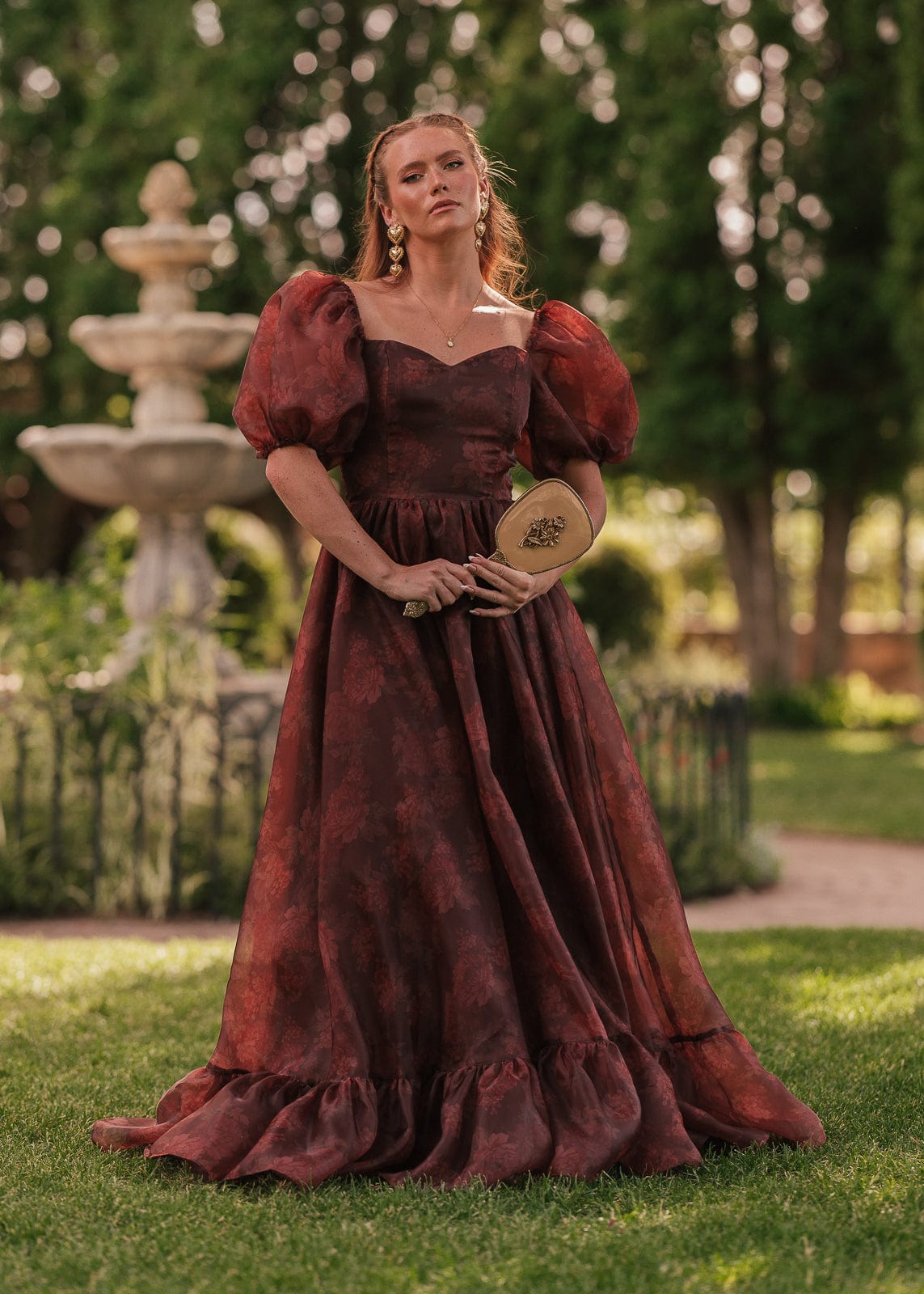 chic size inclusive model wearing JessaKae Fable Dress