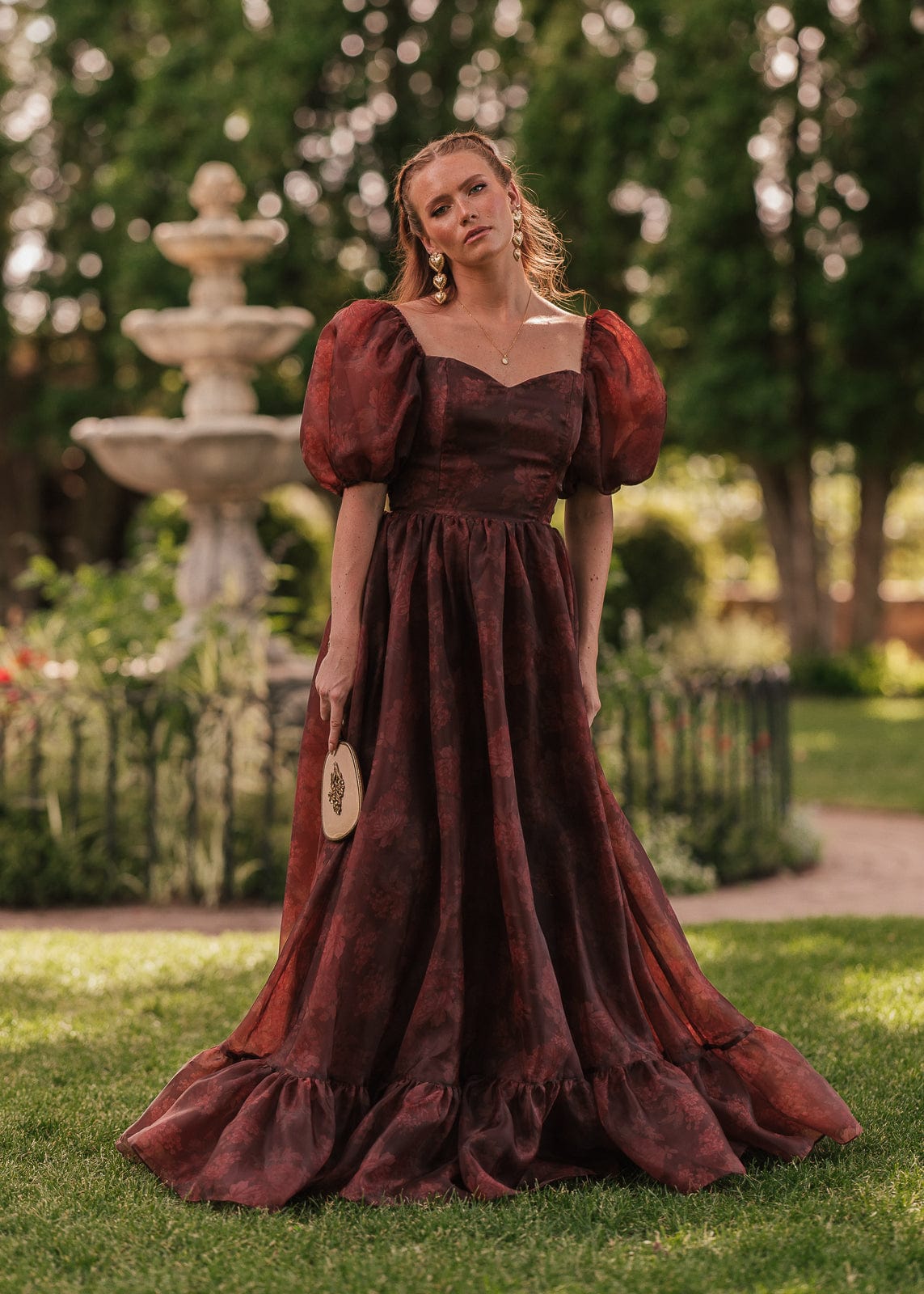 chic size inclusive model wearing JessaKae Fable Dress