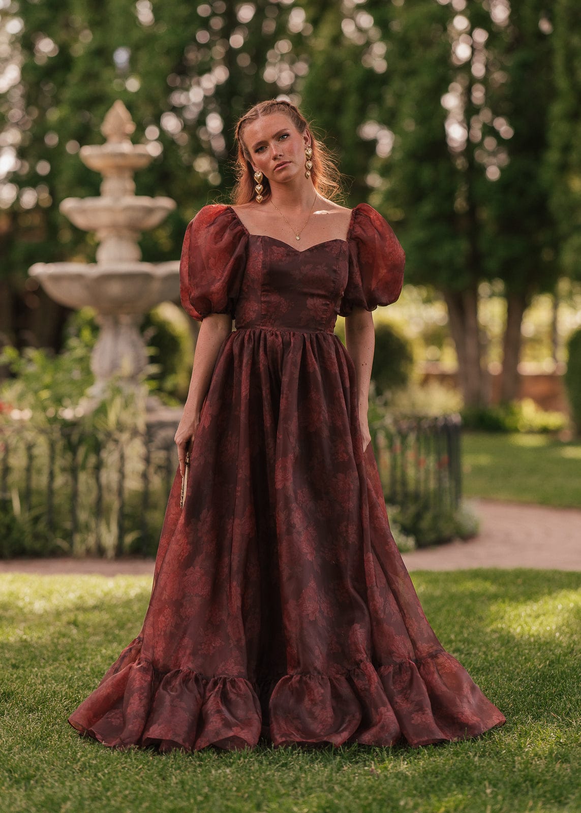 chic size inclusive model wearing JessaKae Fable Dress