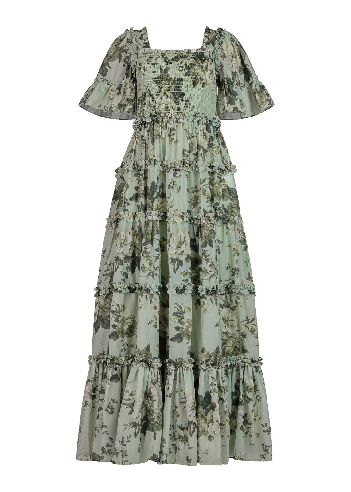 chic size inclusive model wearing JessaKae Faeryn Dress