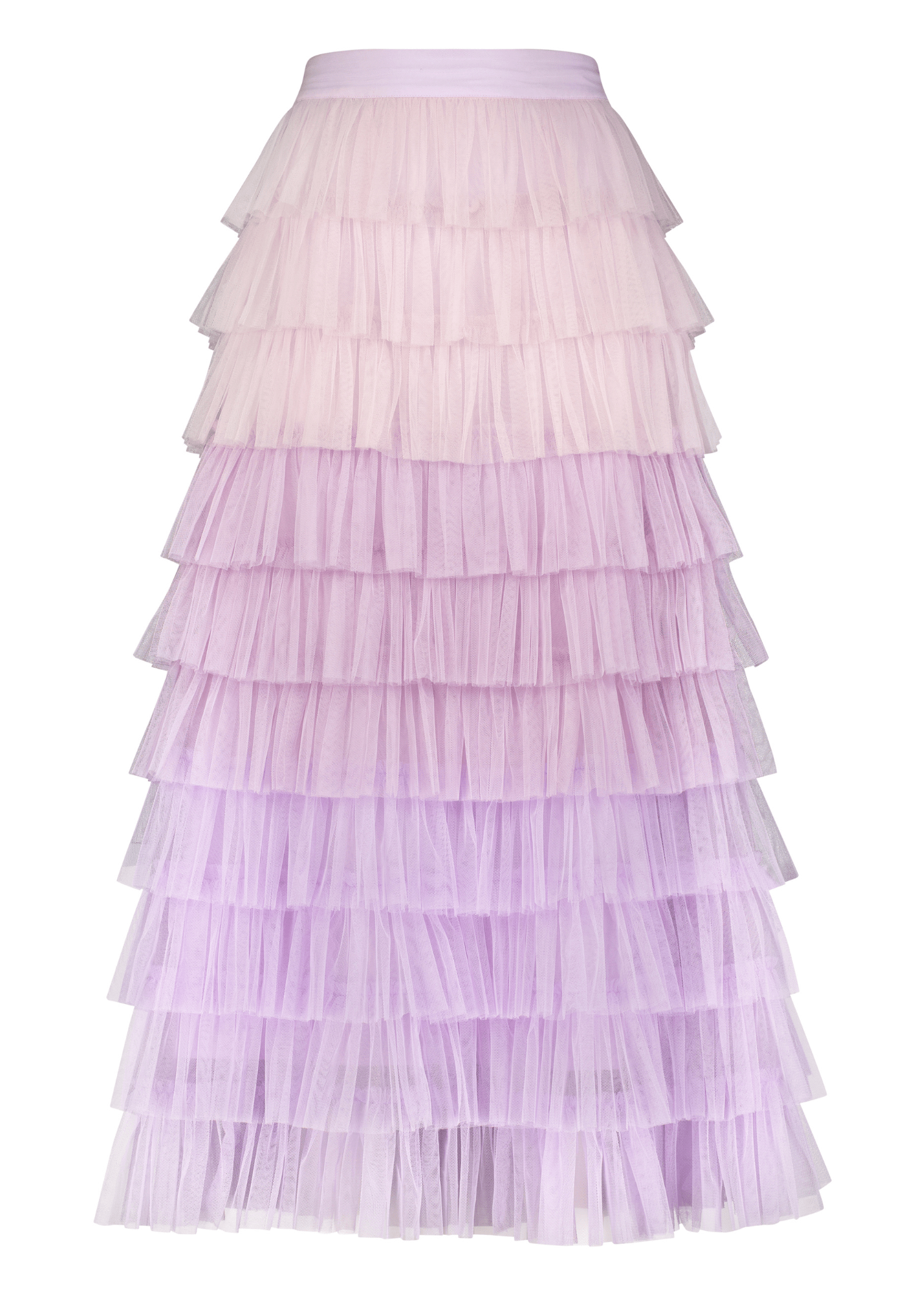 Falling Petals Skirt - Falling Purple