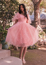 chic size inclusive model wearing JessaKae Faye Dress Dresses