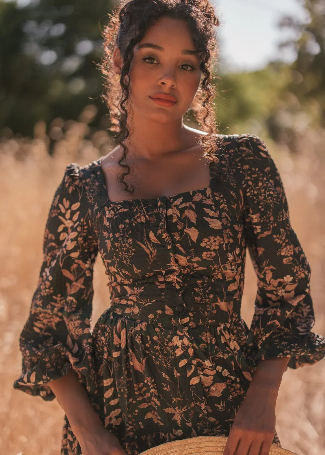 Fern Dress Dresses - JessaKae - Fern Dress - Dark Green / XXS