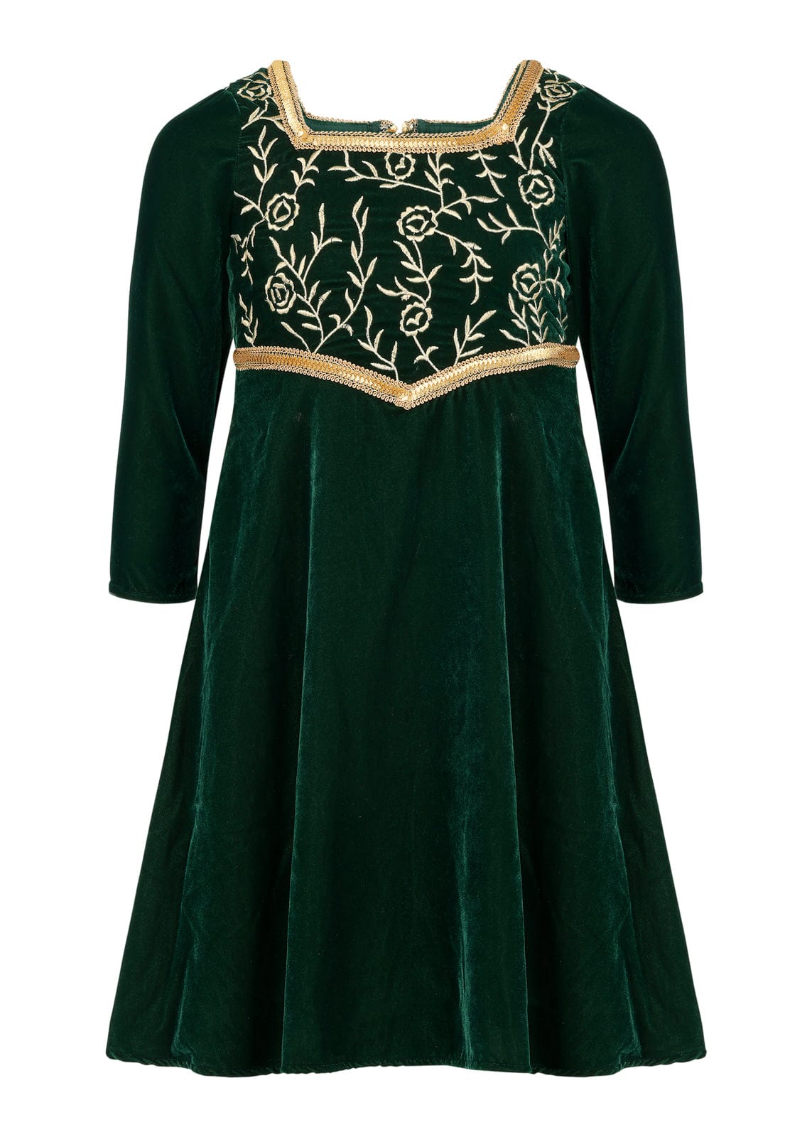 chic size inclusive model wearing JessaKae Fiona Girls Dress