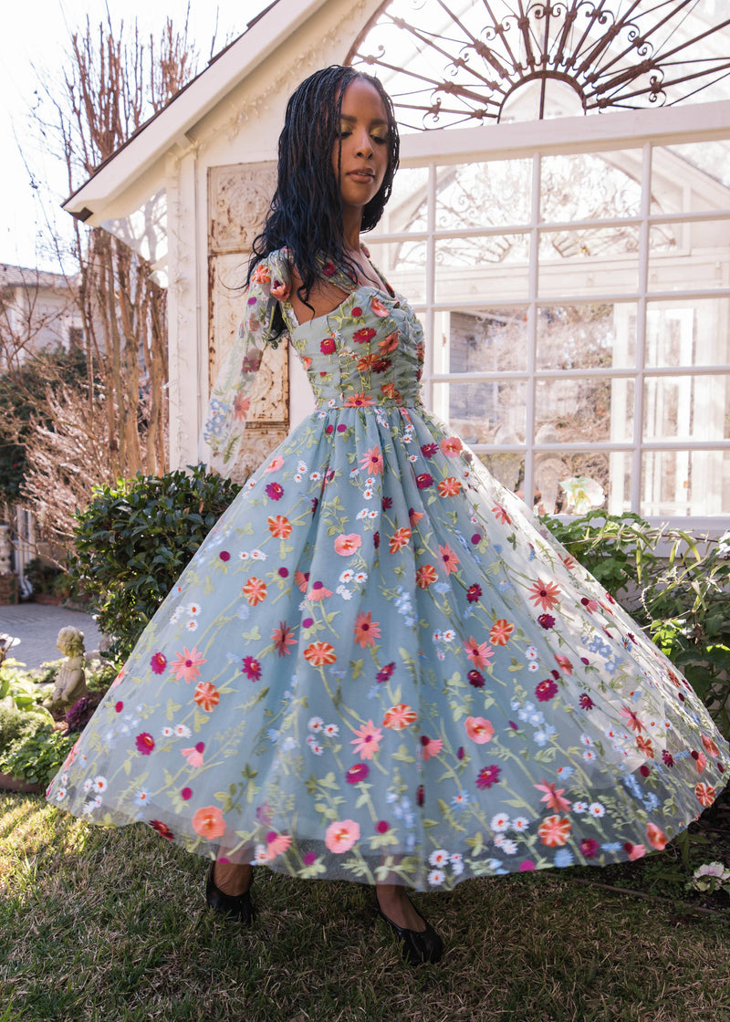 chic size inclusive model wearing JessaKae Flora Dress Dresses