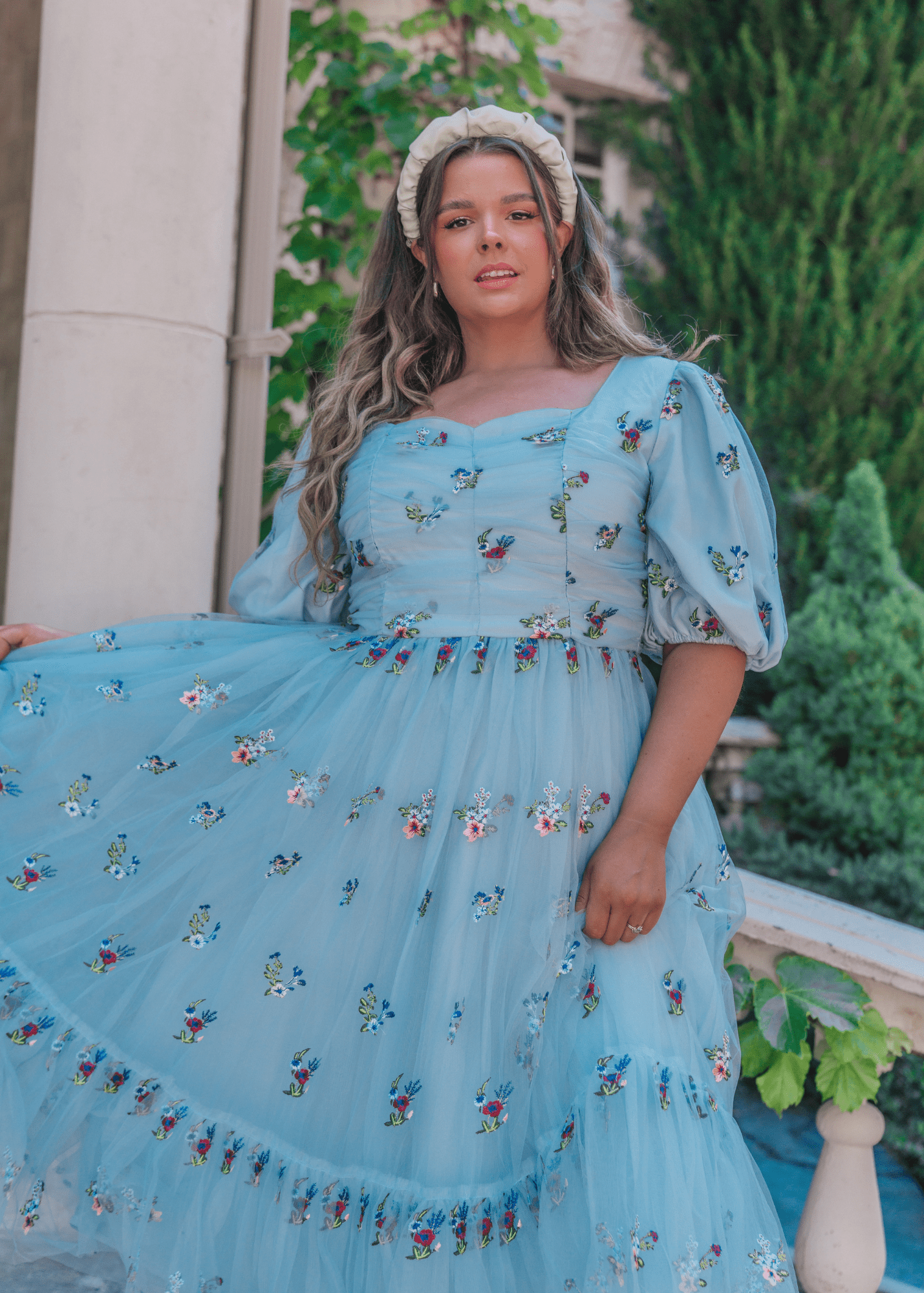 Garden Fairy Dress Dresses - JessaKae - Garden Fairy Dress - Fairy Blue / Midi / XXS