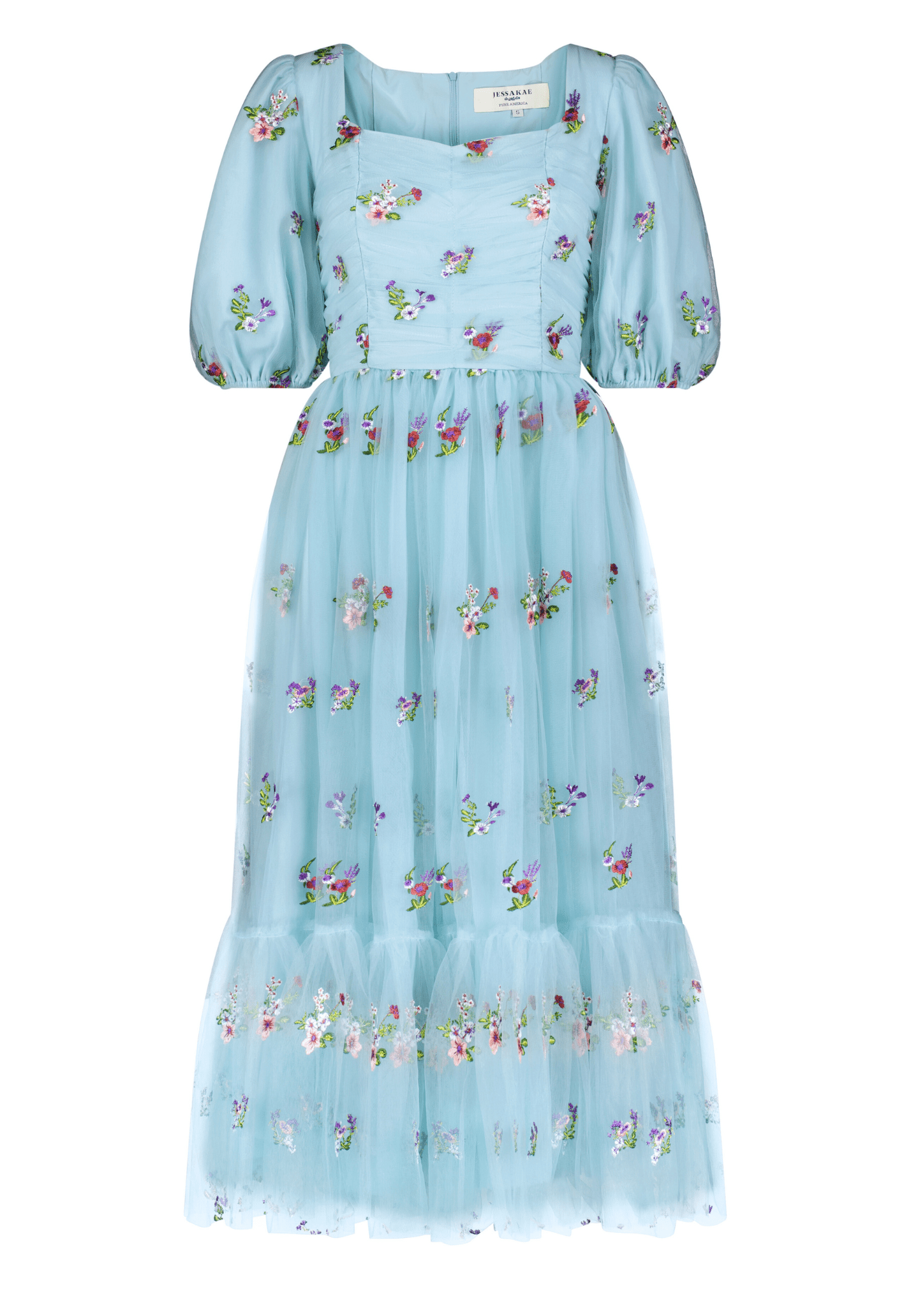 Garden Fairy Dress Dresses - JessaKae - Garden Fairy Dress - Fairy Blue / Midi / XXS