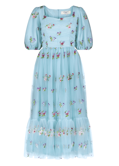 Garden Fairy Dress Dresses - JessaKae - Garden Fairy Dress - Fairy Blue / Midi / XXS